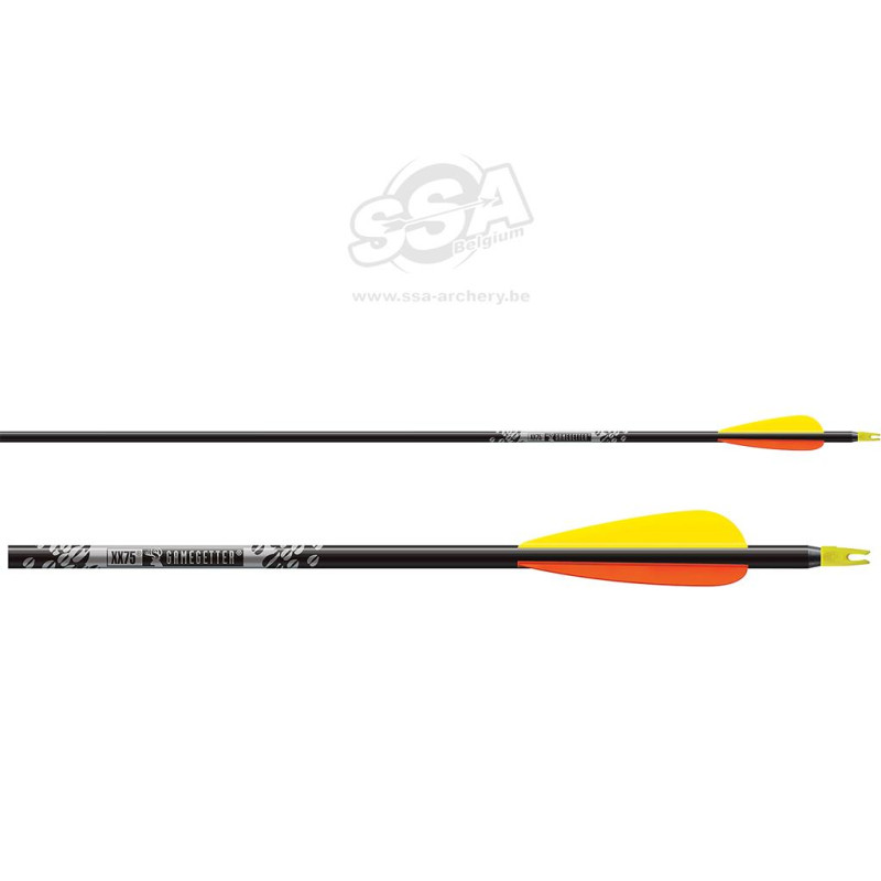 EASTON ARROW GAMEGETTER 300 4" DIAMOND VANES WITH INSERT 72/PACK