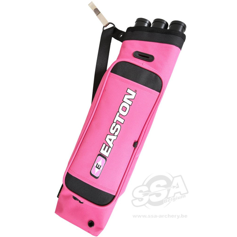 EASTON TARGET QUIVERS FLIPSIDE 3-TUBE QUIVER R/L PINK NO BELT INCLUDED