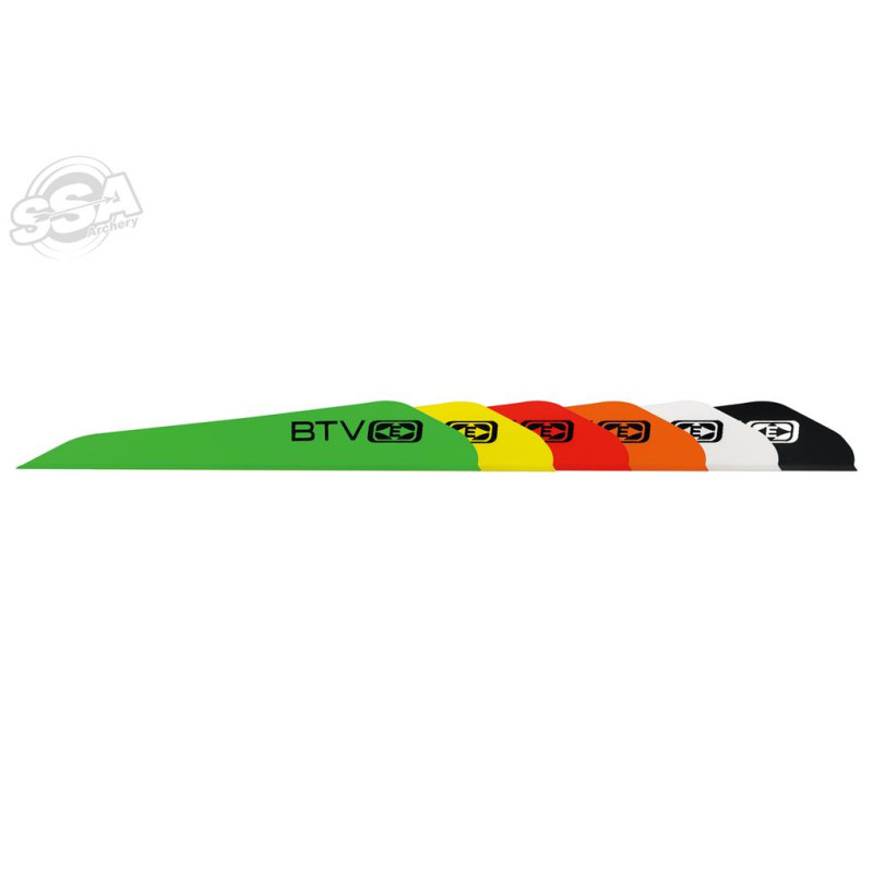 EASTON VANES FOR CROSSBOW BOLTS BTV 3" BLACK 100/PK