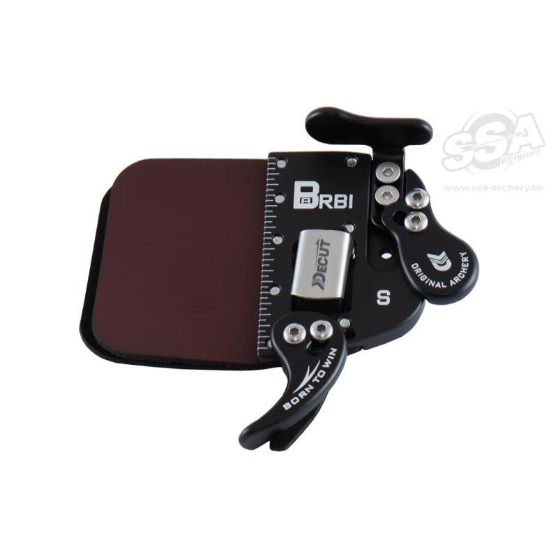 DECUT BAREBOW TABS ALU FRAME LEATHER LH SMALL BLACK