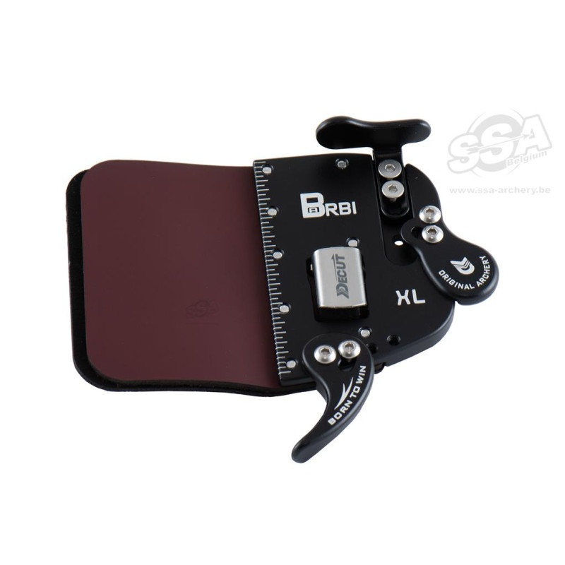 DECUT BAREBOW TABS ALU FRAME LEATHER LH X-LARGE BLACK