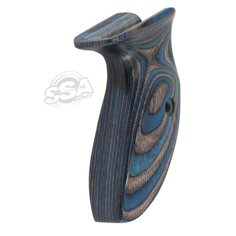 KINETIC GRIPS IN WOOD ARIOS / NOVIUS / MEOS / VYGO RH GRAY/BLUE