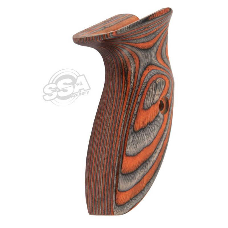 KINETIC GRIPS IN WOOD ARIOS / NOVIUS / MEOS / VYGO LH GRAY/ORANGE