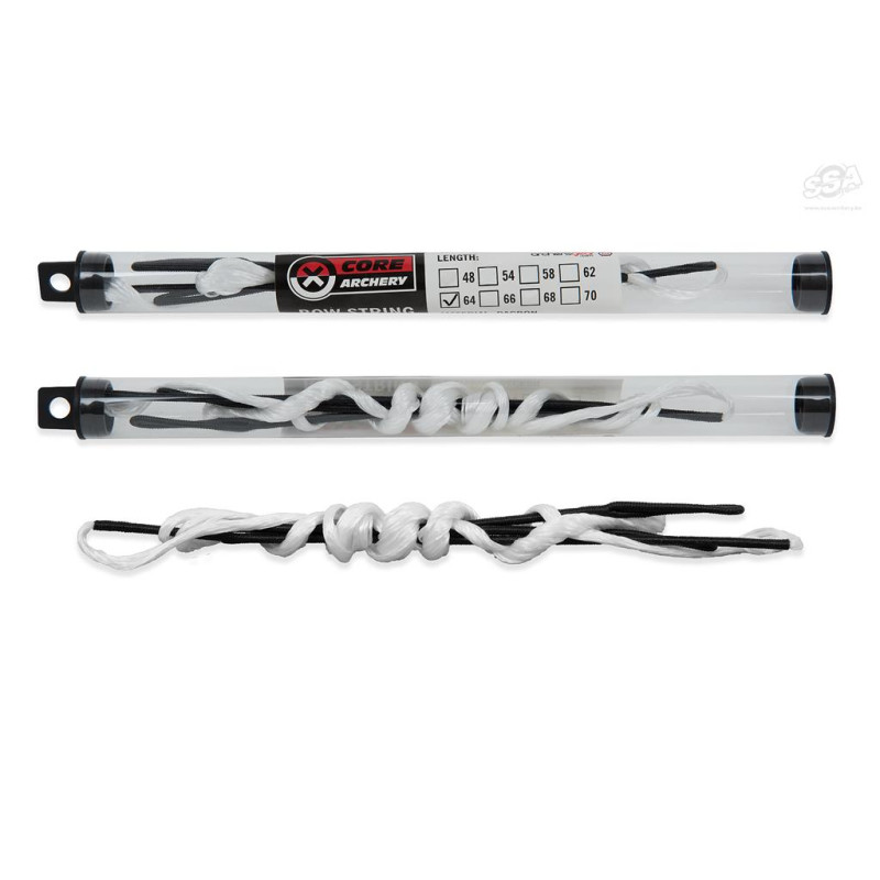 CORE RECURVE STRINGS DACRON 64/12 WHITE