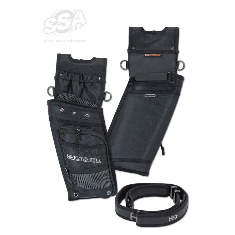 EASTON FIELD QUIVERS DELUXE LH BLACK WITH BELT