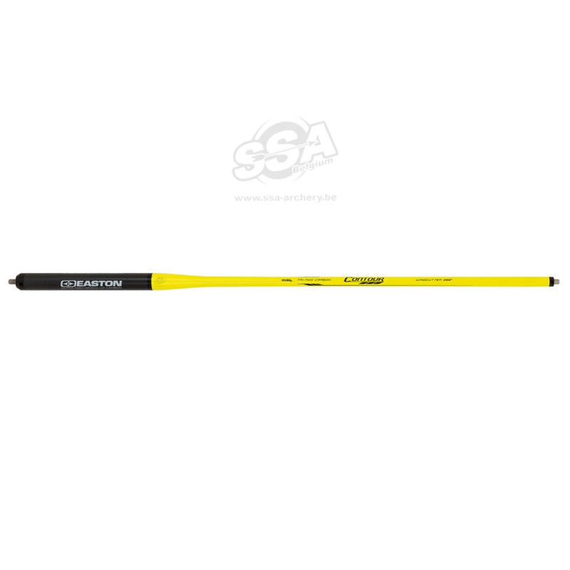 EASTON TARGET STABILIZERS CARBON LONG ROD CONTOUR CS 33" BLACK/YELLOW WITHOUT WEIGHTS