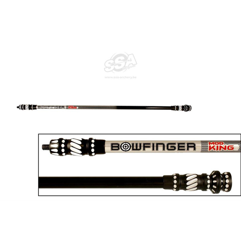 BOWFINGER TARGET STABILIZERS CARBON LONG ROD 30" MOD KING SD 7.5oz