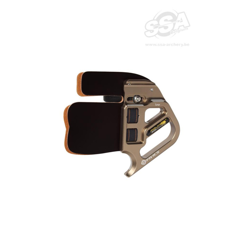 FIVICS OLYMPIC RECURVE TAB POLITE 3 CORDOVAN LH LARGE CHAMPAGNE GOLD