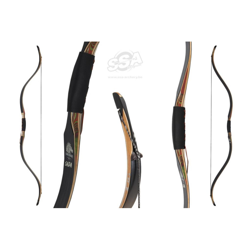 OAKRIDGE HORSE BOWS TRADITIONAL BLACK SADA 52" 35 LBS AMBIDEXTROUS / D-75 STRING INCL
