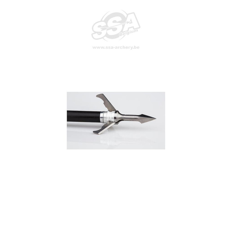 GRIMREAPER EXPANDABLE BROADHEADS 1 1/4" FATAL STEEL 125GR MECHANICAL 3-BLADE 1 1/4 3/PK