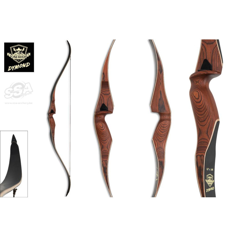 OAKRIDGE HUNTING BOWS DYMOND 62" LH 25 LBS FLEMISH DYNEEMA STRING INCL.