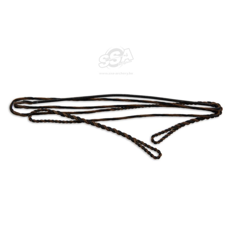 OAKRIDGE TRADITIONAL STRINGS DACRON B50 FLEMISH 62 INCH 14 STRANDS BLACK-BRONZE