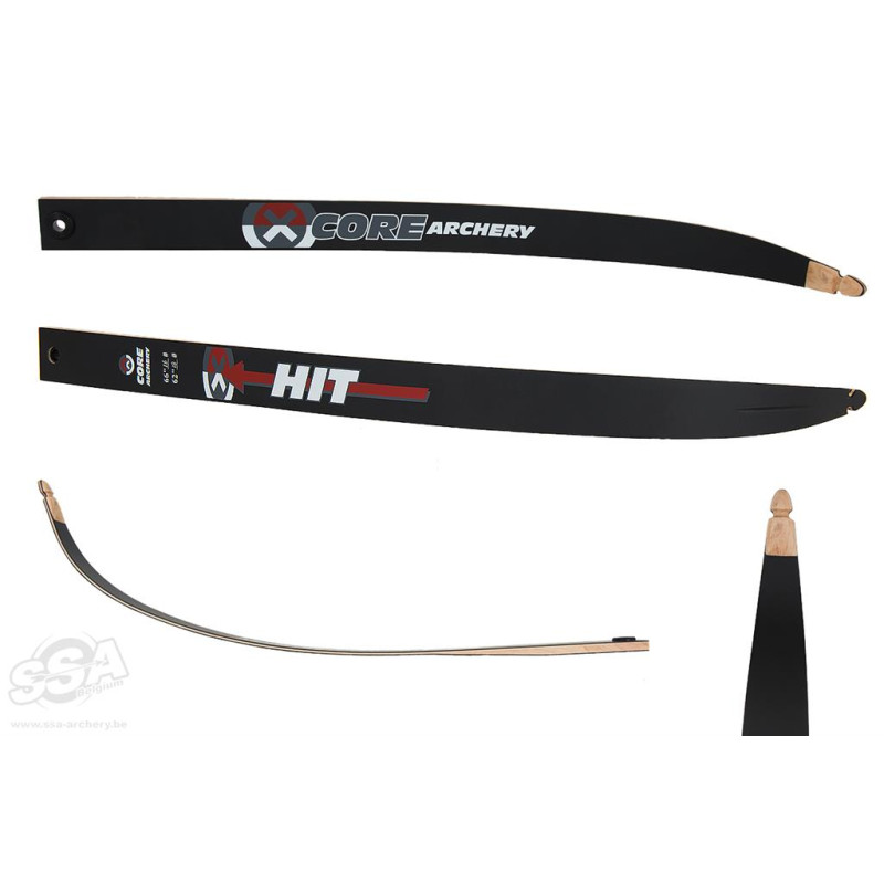 CORE LIMBS BEGINNER HIT BLACK 24" 66-20 LBS 20"62-22 LBS