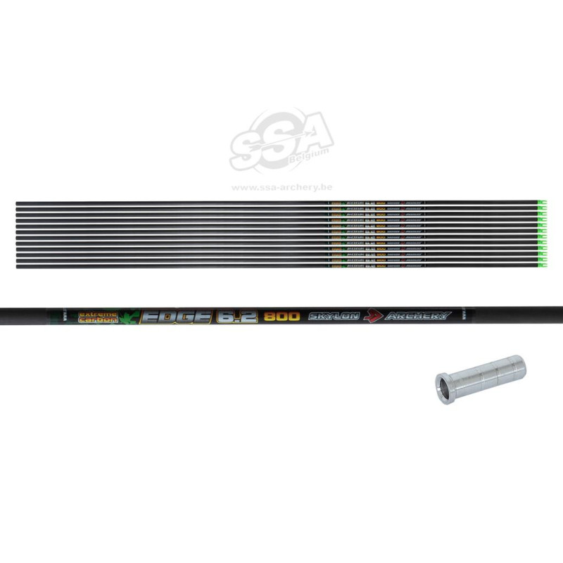 SKYLON SHAFT EDGE ID6.2 800 / 33" MET IN-NOCK EN INSERT 12/PK