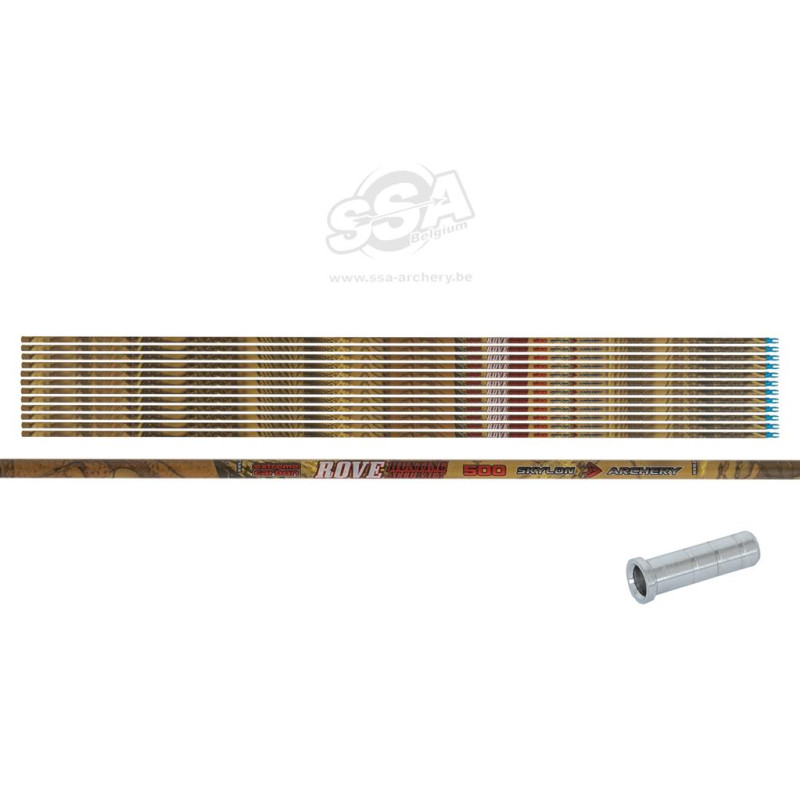 SKYLON SHAFT ROVE ID6.2 500 / 33" MET IN-NOCK EN INSERT 12/PK