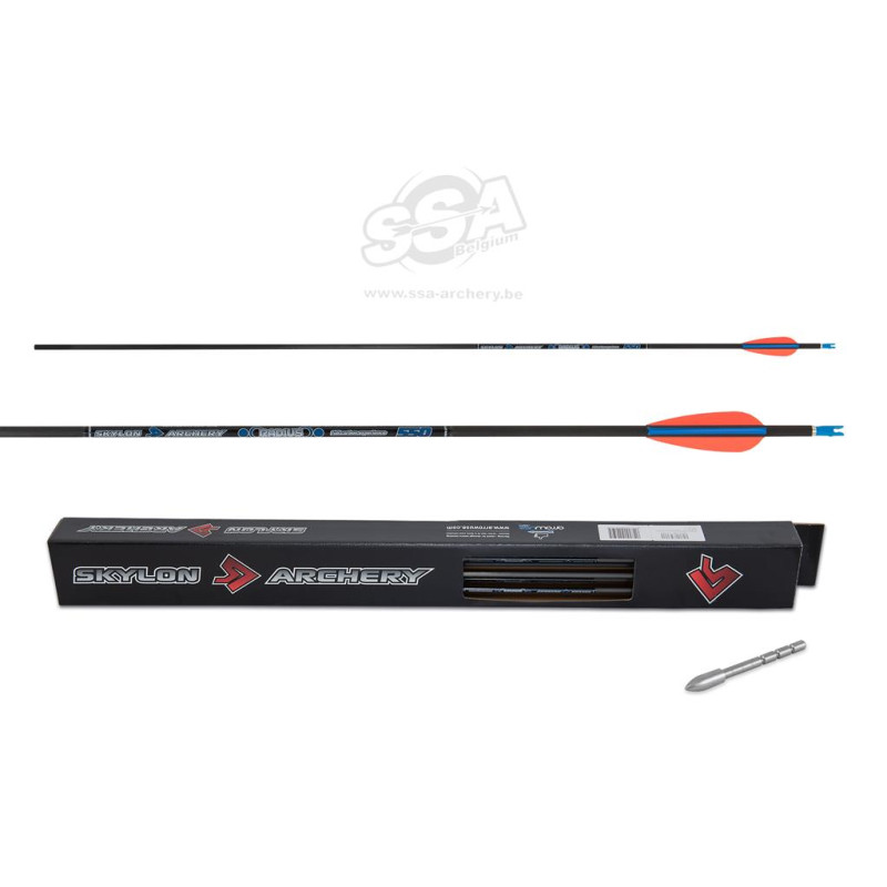 SKYLON ARROWS RADIUS ID4.2 550 / EP 23 / PIN NOCK / 100-120gr BREAK-OFF POINT not glued in 12/PK