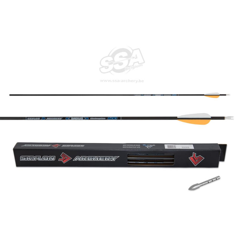 SKYLON ARROWS RADIUS ID4.2 600 / EP 23 / PIN NOCK / 80-100gr BREAK-OFF POINT not glued in 12/PK