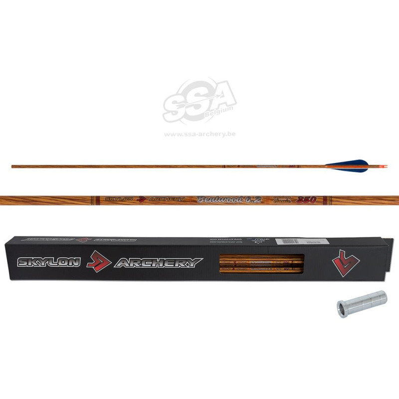 SKYLON ARROW BENTWOOD ID6.2 350 / 33" FEATHER 4" / IN-NOCK / INSERT 12/PK