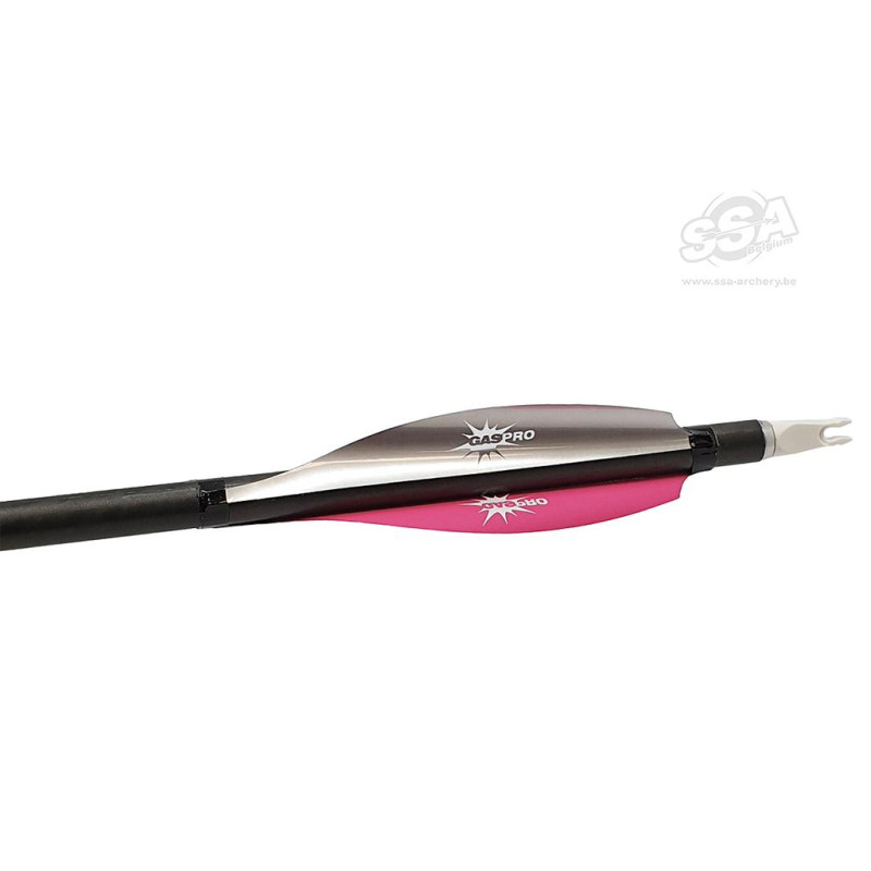 GASPRO SPIN VANES INDOOR 4" RH Silver/Pink - 36/pk