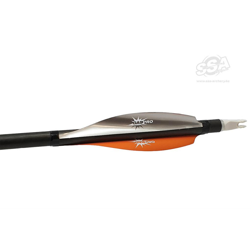 GASPRO SPIN VANES INDOOR 4" LH Silver/Orange - 36/pk