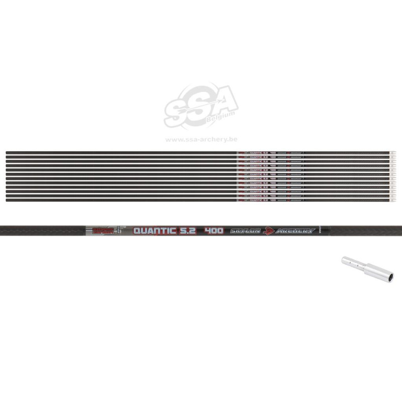 SKYLON SHAFTS 3K QUANTIC ID5.2 400 / 33" WITH INSIDE NOCK AND INSERT 12/PK