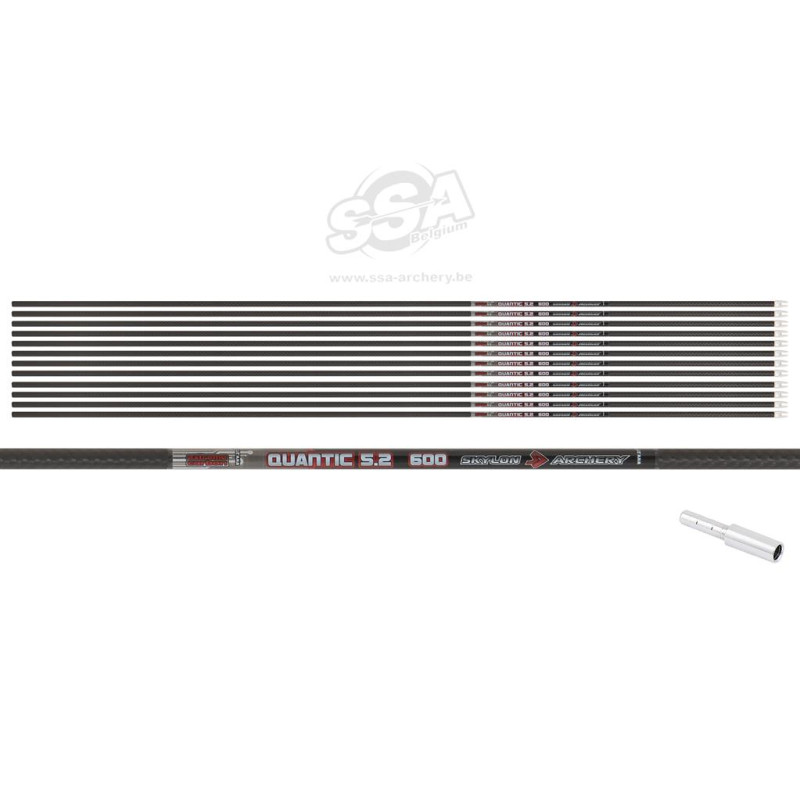 SKYLON SHAFTS 3K QUANTIC ID5.2 600 / 33" WITH INSIDE NOCK AND INSERT 12/PK