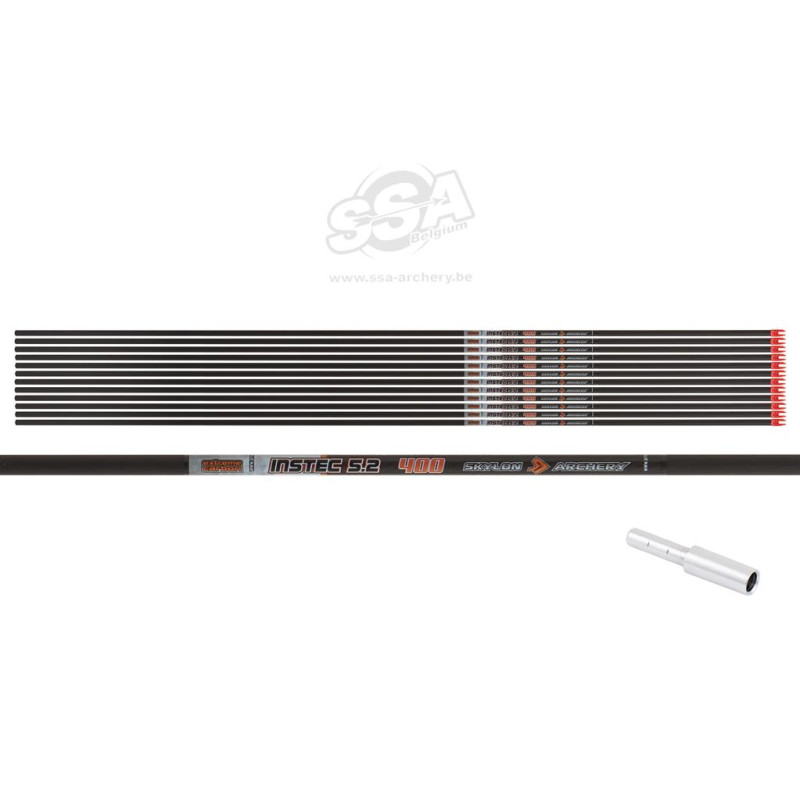SKYLON SHAFTS INSTEC ID5.2 400 / 33" WITH INSIDE NOCK AND INSERT 12/PK