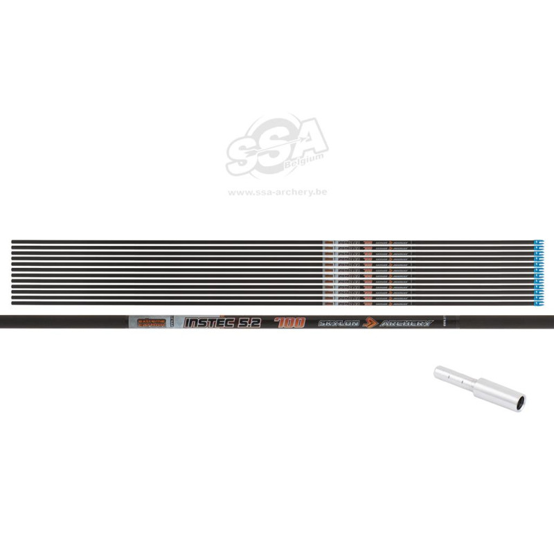 SKYLON SHAFTS INSTEC ID5.2 700 / 33" WITH INSIDE NOCK AND INSERT 12/PK