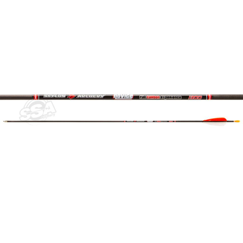 SKYLON ARROWS NOVICE ID4.2 1300 / 28"/ 3" FEATHER / PIN NOCK / 70gr POINT 24/pk