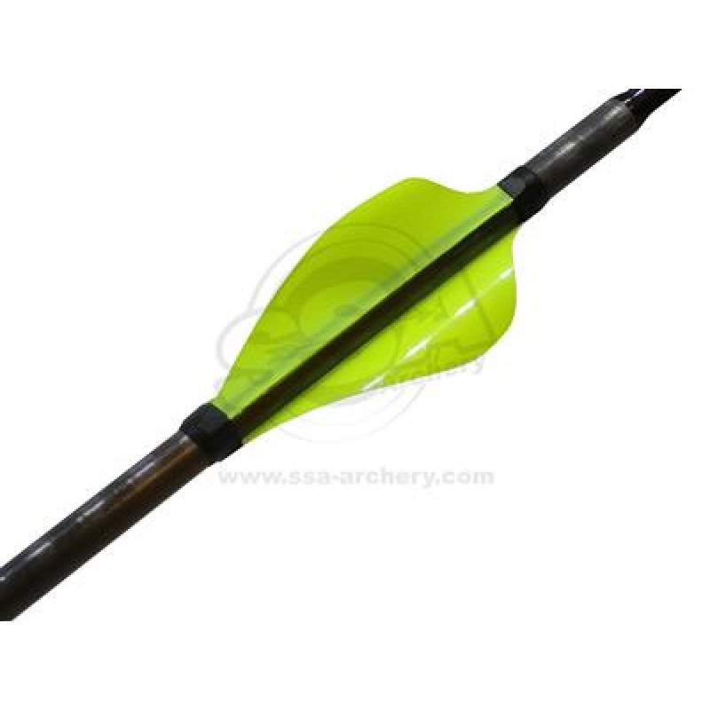 XSWINGS SPIN VANES ROUND 50MM HP LH FLUO GREEN - 50PACK