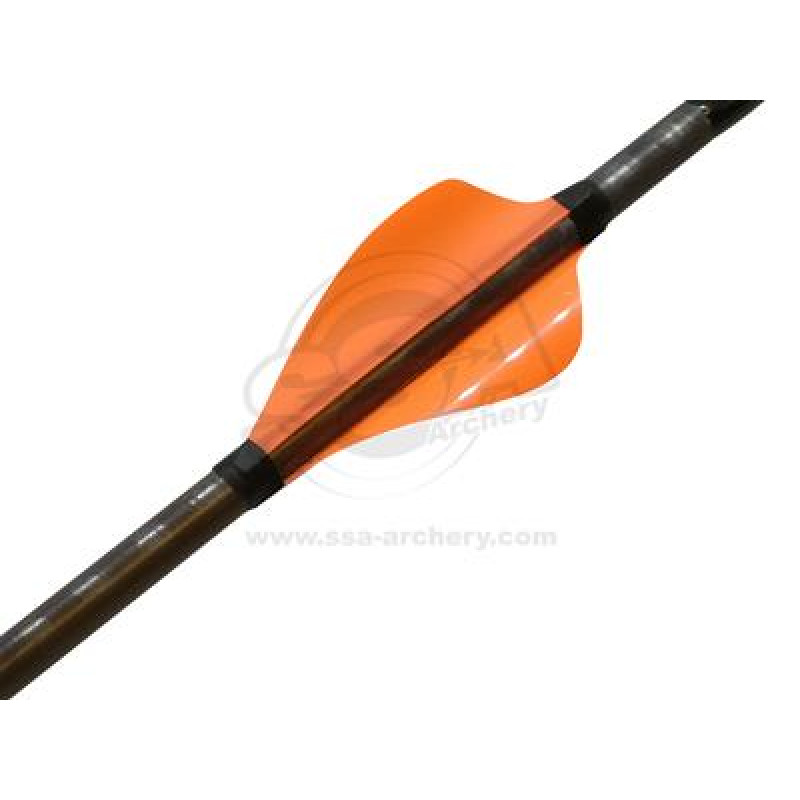 XSWINGS SPIN VANES ROUND 50MM HP LH FLUO ORANGE- 50PACK