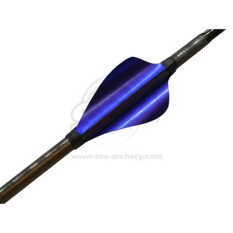 XSWINGS SPIN VANES ROUND 50MM HP LH METALLIC BLUE - 50PACK
