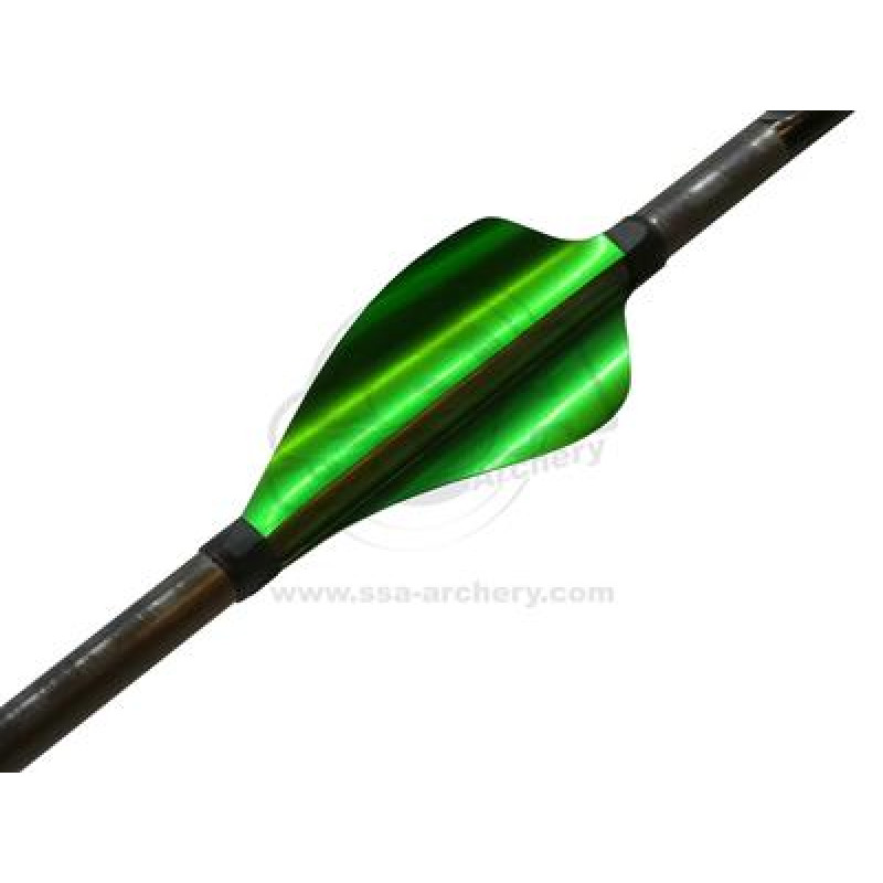 XSWINGS SPIN VANES ROUND 50MM HP LH METALLIC GREEN - 50PACK