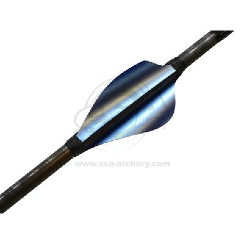 XSWINGS SPIN VANES ROUND 50MM HP LH METALLIC SKY BLUE - 50PACK