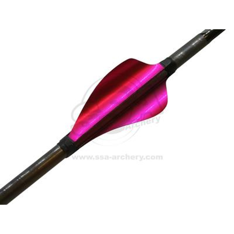 XSWINGS SPIN VANES ROUND 50MM HP RH METALLIC PINK - 50PACK