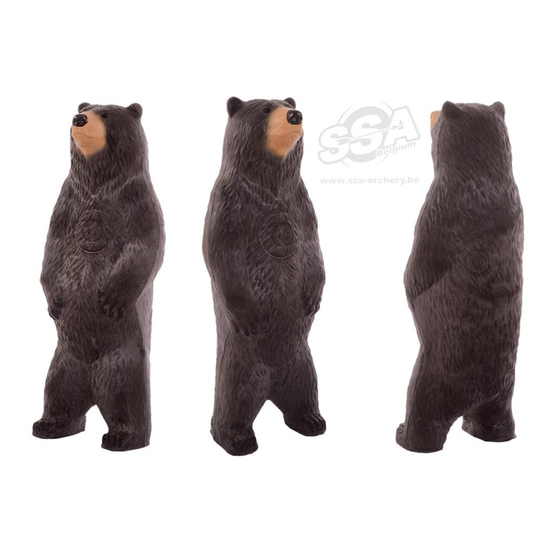 BEIER 3D TARGET SMALL BEAR - BLACK : L24 x W22 x H71cm GROUP 3
