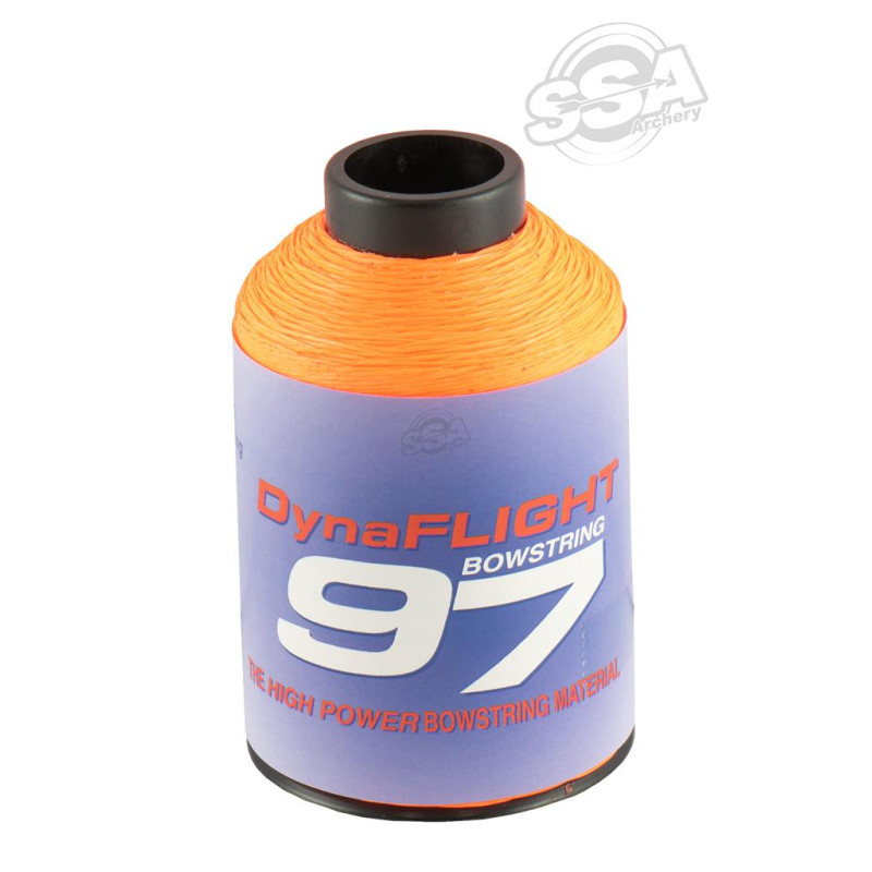 BCY BOWSTRING THREAD DYNAFLIGHT 97 SK75 1/4 LBS FLUORESCENT ORANGE