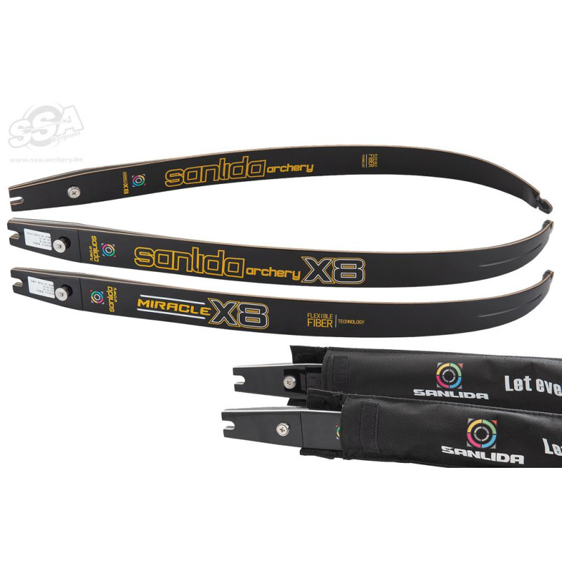 SANLIDA LIMBS ILF MIRACLE X8 FIBER WOOD 25" 68-20 LBS 23" 66-22 LBS