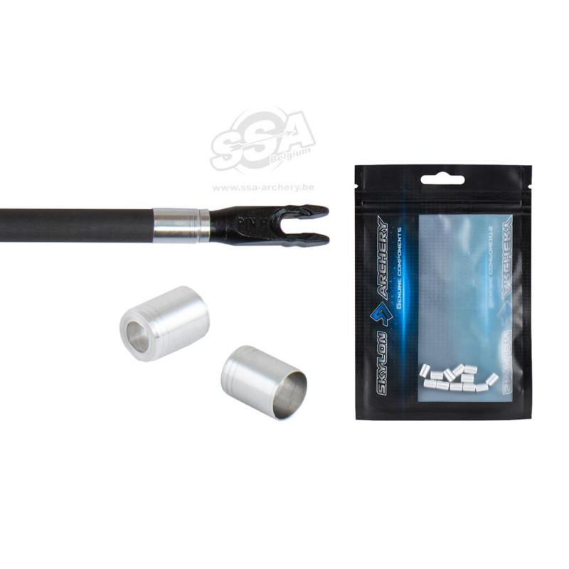 NOCK COLLARS ID3.2 ALU-7075 SKYLON for PERF./PREC./PARAGON/PREMIN. 450-500 12/pk