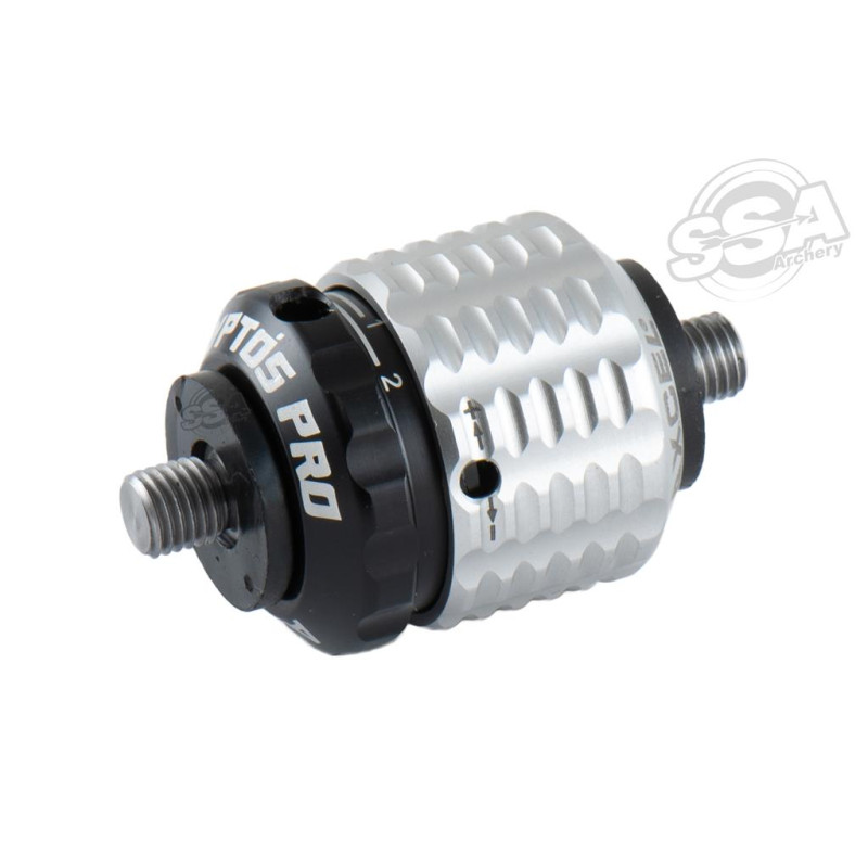 AXCEL KRYPTOS PRO - ADJUSTABLE DAMPER 5/16" THREAD SIL/BLK