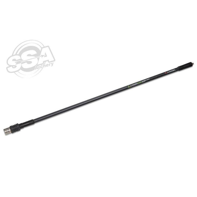 AXCEL TARGET STABILIZERS MONO CARBON CARBOFLAX 650 PRO 30" - BLACK/BLACK