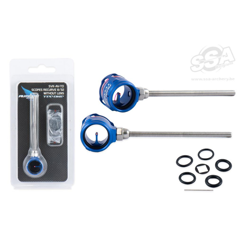 AVALON RECURVE SCOPE TEC ONE BLUE WITH .019 RED FIBER RH