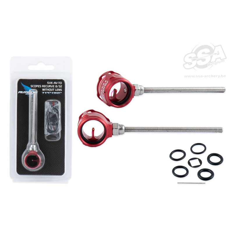 AVALON RECURVE SCOPE TEC ONE RED WITH .019 RED FIBER RH