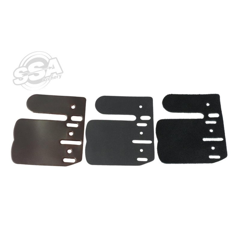 AXCEL TAB PARTS CONTOUR LEATHER REPLACEMENT SET 3 layers LH LARGE