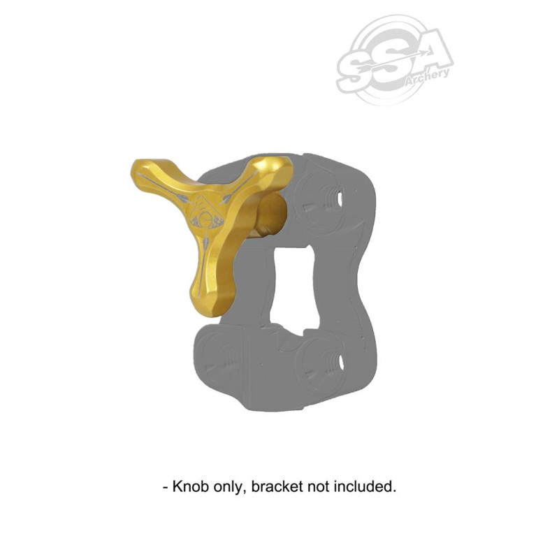 AXCEL SIGHT PARTS ACHIEVE XP - TRI-STAR KNOB GOLD