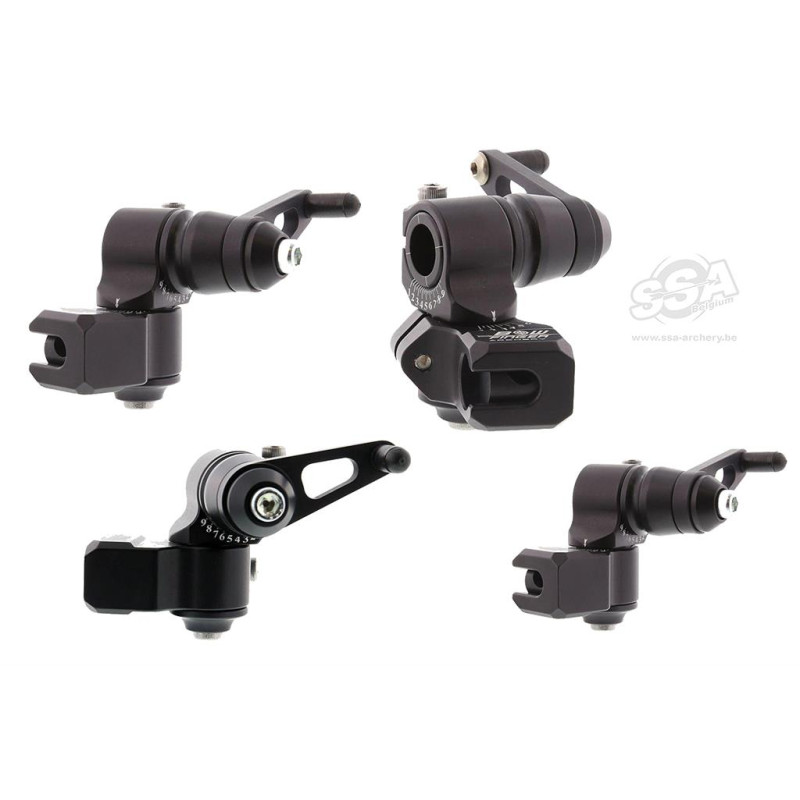 BOWFINGER V-BARS ULTIMATE SIDE RISER MOUNT 1/4 - 20 BOLT TROUGH