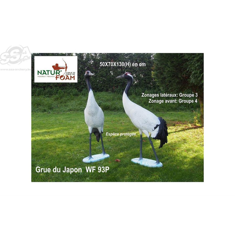 NATUR FOAM 3D TARGET JAPANESE CROWNED CRANE