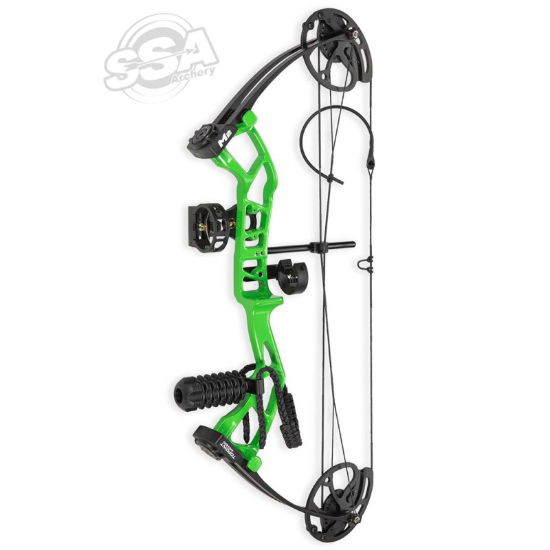 TOPOINT COMPOUND PACKAGE M2 YOUTH / ROTATING MOD 10-40LBS / 17"-27" / RH GREEN