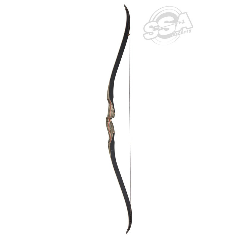 OAKRIDGE HUNTING BOWS GRAY DYMOND 62" RH 50 LBS FLEMISH DYNEEMA STRING INCL.