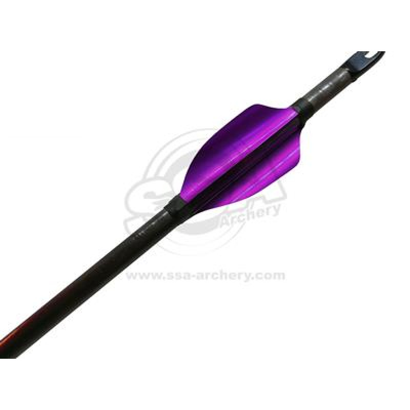 XSWINGS SPIN VANES ROUND 40MM LH METALLIC PURPLE - 50PACK